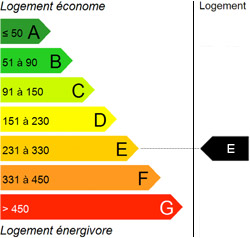 Valeur DPE : E