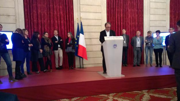 Cérémonie à l'Elysée